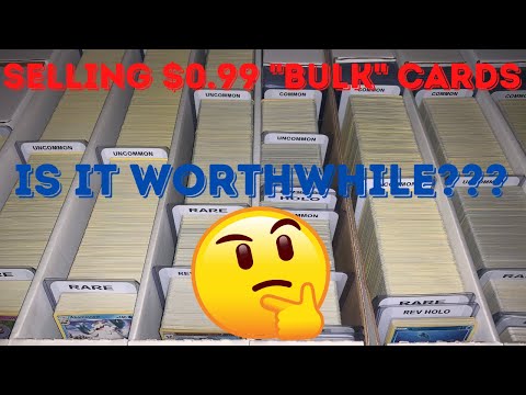 Selling Individual "Bulk" Pokemon Cards on eBay - $0.99 Listings: How does it Work???