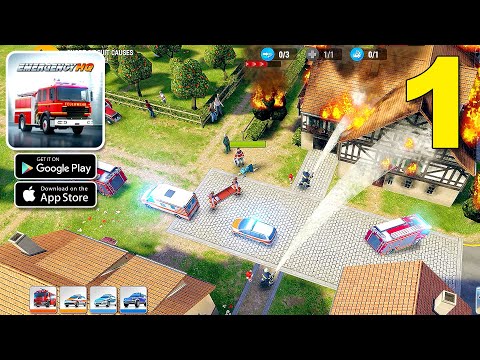 I Build My Own Fire Station! - Emergency HQ : Firefighter Game #1 (Android, iOS)