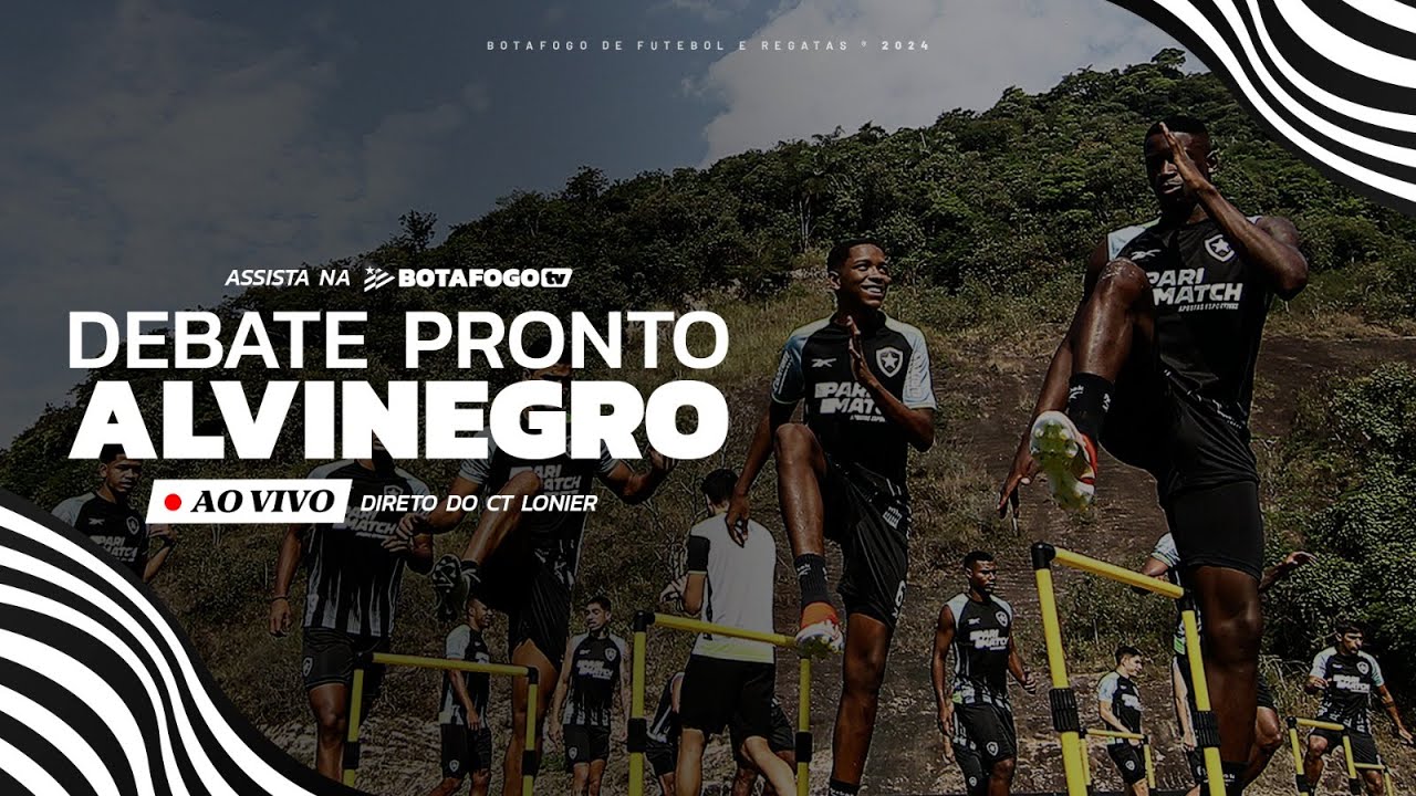 AO VIVO | Botafogo transmite ‘Debate Pronto’ direto do Lonier em véspera de jogo com Vitória