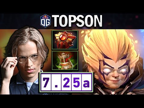 OG.TOPSON FIRST TIME INVOKER IN 7.25 - DOTA 2 PRO GAMEPLAY