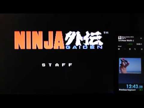 Ninja gaiden NES in 12:43 by The Retro Runner