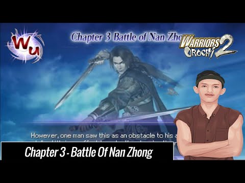 STORY MODE • WU CHAPTER 3 - BATTLE OF NAN ZHONG • Warriors Orochi 2 PSP