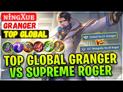 Top Global Granger VS Supreme Roger [ Top Global Granger ] ɴɪɴɢxᴜᴇ - Mobile Legends Emblem Build