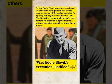 The Only U.S. Soldier Executed for Desertion – The Shocking Story of Eddie Slovik