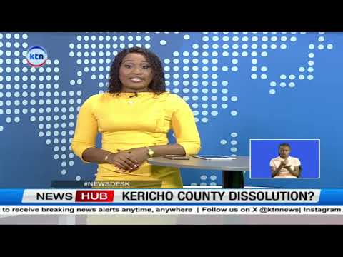 Gov. Eric Mutai petitions President Ruto to dissolve Kericho government over leadership disputes.
