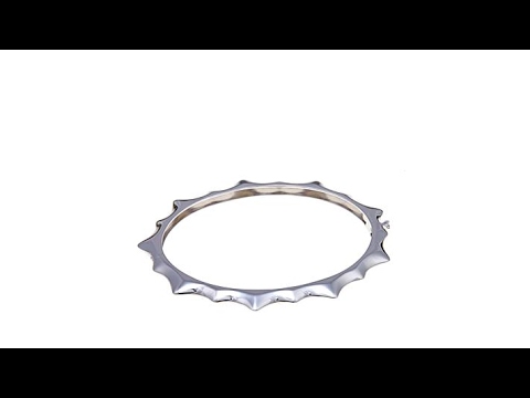 Margo Manhattan Spiked "Spur" Hinged Bangle Bracelet