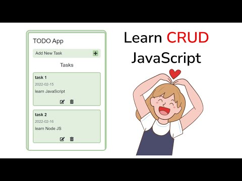 Learn CRUD Operations in JavaScript by Building TODO APP
