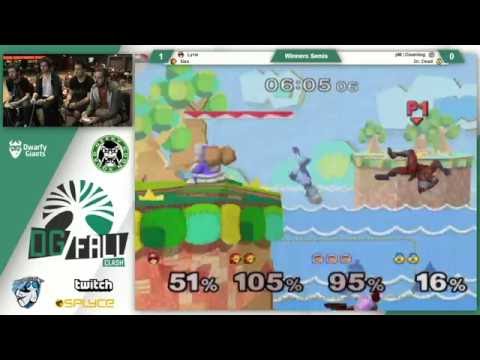 DGFall 16 - Lyrix + Sixx Vs. pM | Däumling + Dr. Dead - Winners Semis - Melee Doubles
