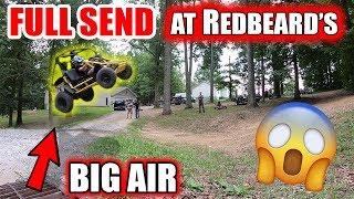670cc HUGE GO KART JUMP!! (Redbeard &amp; Ratherbwelding Collab!)