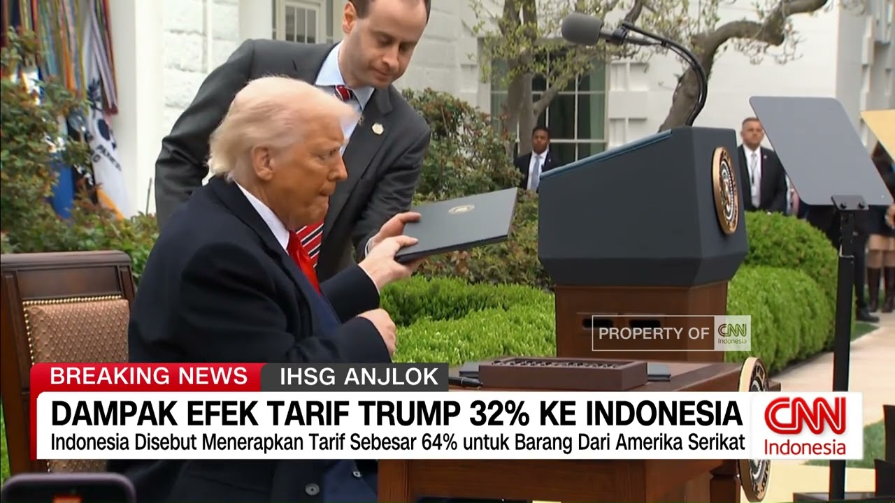 Dampak Efek Tarif Trump 32% ke Indonesia