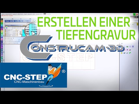 Erstellen einer Tiefengravur mit ConstruCAM-3D