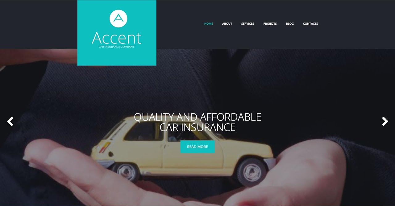 Insurance Responsive WordPress Theme by WT Website Template - 52050