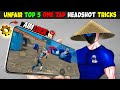Unfair Top 5 One Tap Headshot Tricks One Tap Tricks Settings ️ Free Fire Max