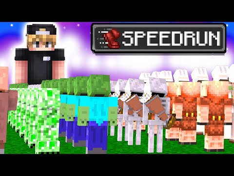 Ultimate Minecraft Speedrun: Taming All Creatures?! 😱