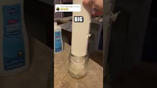 Styrofoam with Acetone