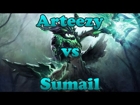 Secret Arteezy (Outworld Devourer) vs EG Sumail (Earth Spirit) Highlights
