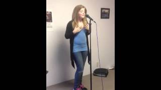 &quot;Let it Go&quot; rehearsal  Hannah Grace Main