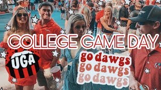 COLLEGE GAME DAY AT GEORGIA || gameday/tailgate vlog