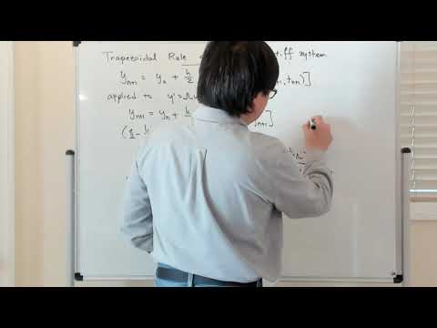 Trapezoidal rule applied to a stiff system