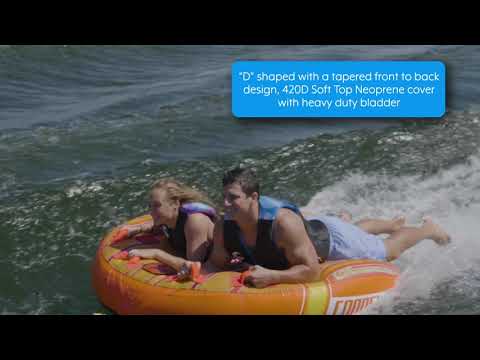 Video Review of the Connelly Hot Rod Soft Top 2 Rider Towable