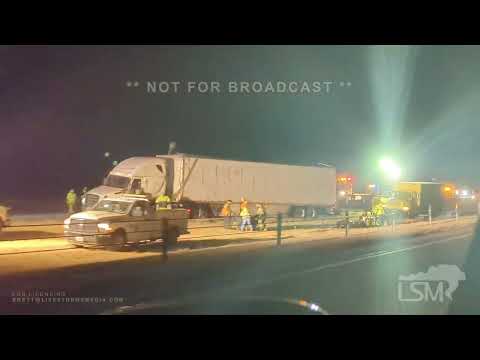 02-26-2023 Groom, TX  - Severe Weather, Funnel Cloud, Semi Jackknifed