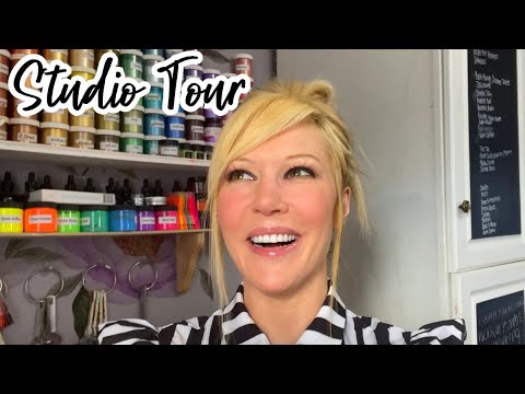 Take a Studio Tour With Me!  EVERY Square INCH!!!
