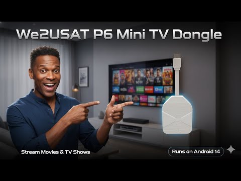 WE2USAT P6 Mini: This Amlogic Android 14 Dongle SURPRISED Me! 😱