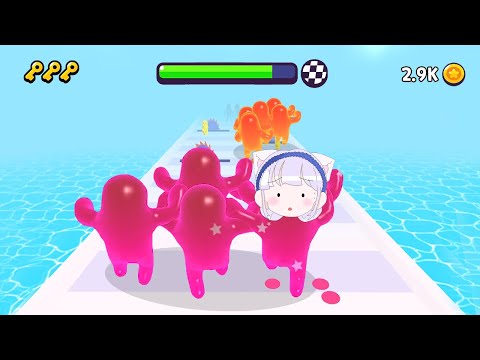 Collect jelly blobs and run together! Join Blob Clash 3D Game