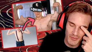- pewds...lol in your other video about steroids, you said you heard that people on steroids can sometimes build more muscle not working out than natural people working out. 🤣🤣 - 15 Year old Does Steroids..