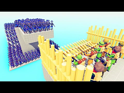 Army vs 100 Units - Totally Accurate Battle Simulator TABS