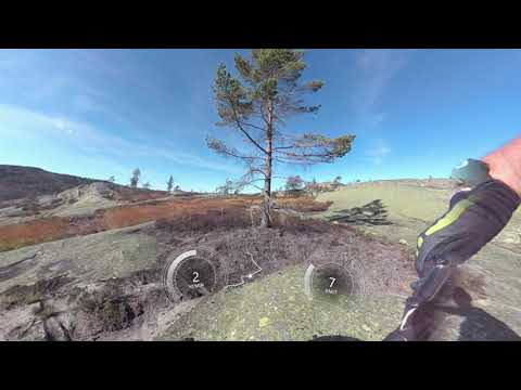 Gautefall stisykling på svaberg