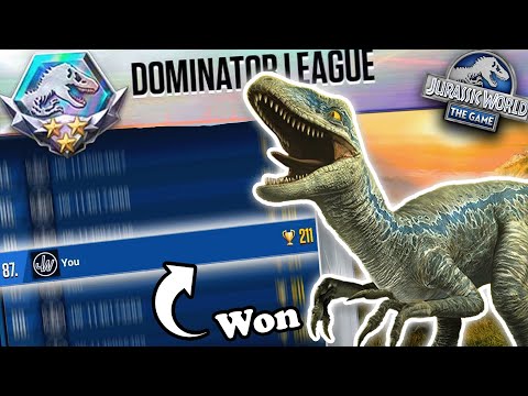 My WINNING Strategy the Blue Tournament! - Jurassic World the Game