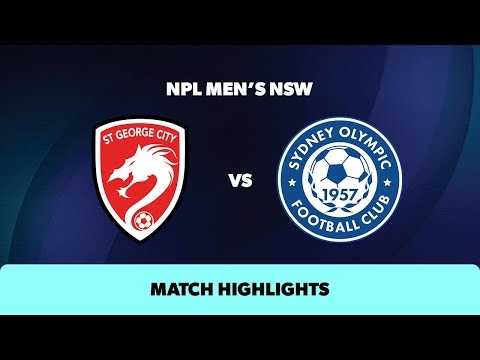 NPL Men's NSW Round 17 Highlights – St George City v Sydney Olympic