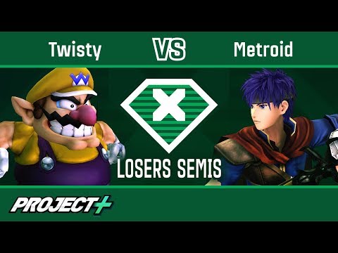 [REDACTED] City 9 - P+ Top 8 Losers Semis - Twisty (Wario) VS Metroid (Ike)