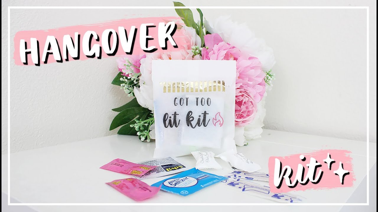 DIY Hangover Kit | Wedding, Bachelorette, Party Favor