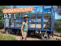 #92 Preparing our rusty old pig trailer for building a house inside