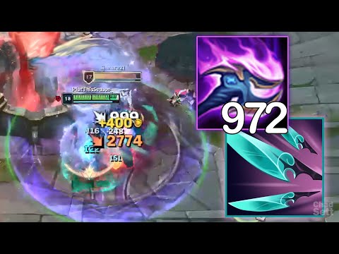 Full Crit Nasus with 972 STACKS