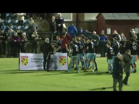 The Moment St. Neots Town FC Lifted the Hunts FA Senior Cup!