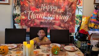 Dando gracias  a Dios por un thanksgiven