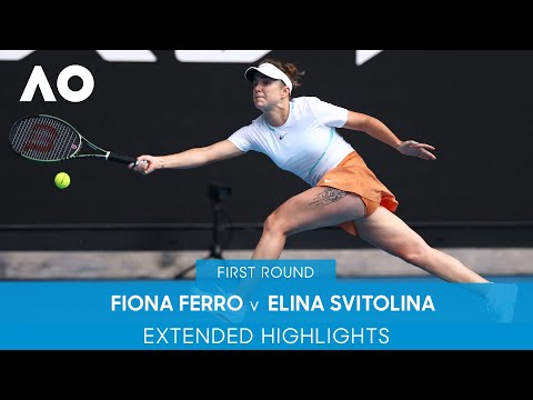 Fiona Ferro v Elina Svitolina Highlights (1R) | Australian Open 2022
