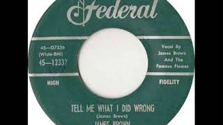 TELL ME WHAT I DID WRONG-JAMES BROWN &amp; HIS FAMOUS FLAMES