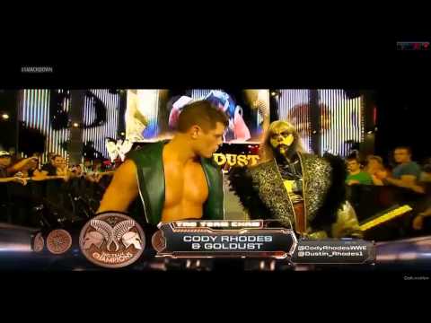 Goldusty and Cody Rhodes   Entrance WWE 2013