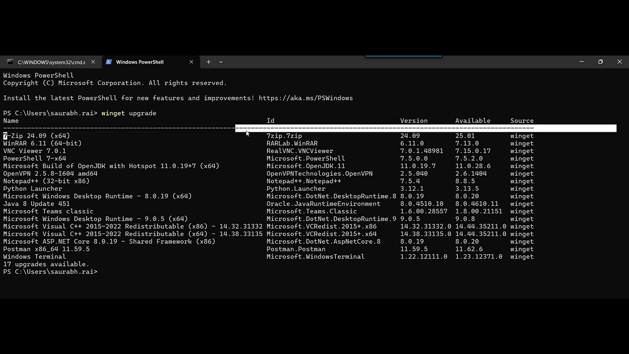 Winget Upgrade Command Explained | Update All Apps in Windows with One Command