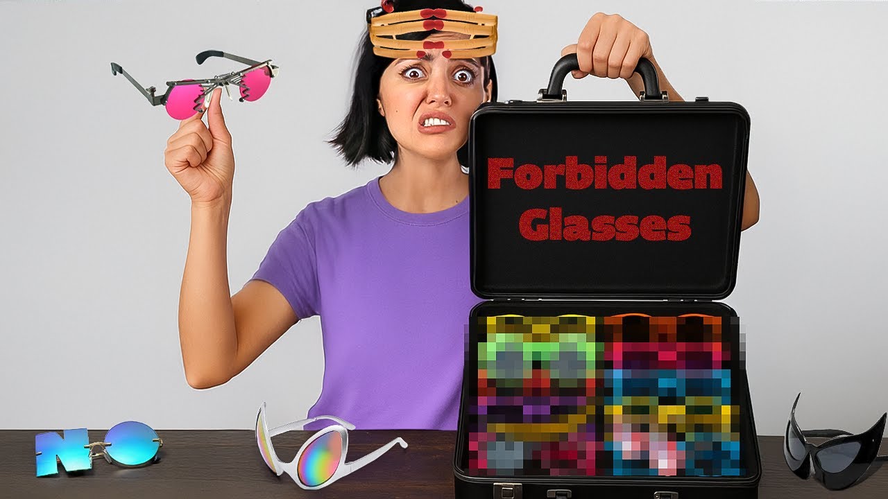 عجیب‌ترین عینک‌های دنیا رو از چین خریدم 😎 این عینکه ضد دزدیه