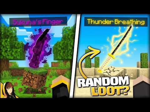 Jujutsu Kaisen VS Demon Slayer, But EVERY Drop Is RANDOM!? | Minecraft