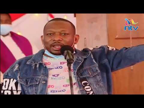 Sonko's sensational speech at burial service of Senator Kabaka