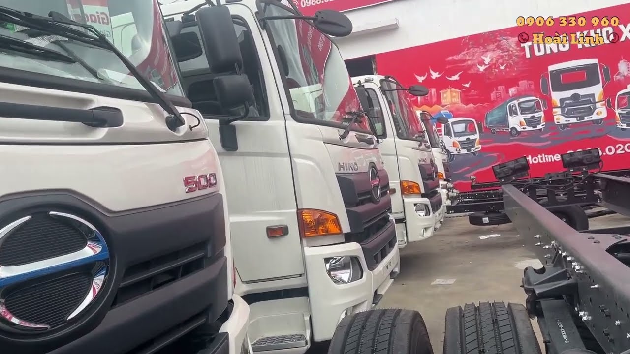 Các mẫu xe Hino 3 chân 15 tấn Euro 4 còn lại tại tổng kho xe tải Quận 12 | Xe tải vận tải HCM