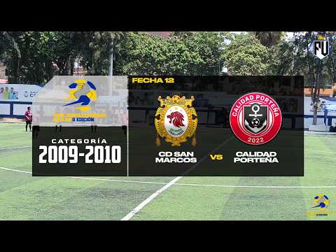 ⚽ 2009-2010: CD San Marcos - Calidad Porteña | Fecha 12 - Copa Confraternidad Callao