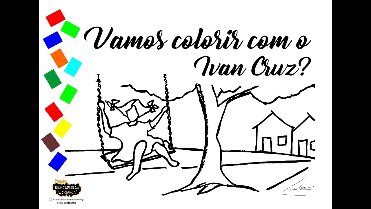 Vamos Colorir com Ivan Cruz Lançamento livro digital - 1ª edição