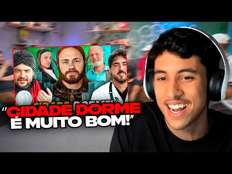 REACT DO RENATINHO: JOGAMOS CIDADE DORME DO JEITO CERTO E O ELENCO RACHOU DE NOVO! | DESIMPEDIDOS